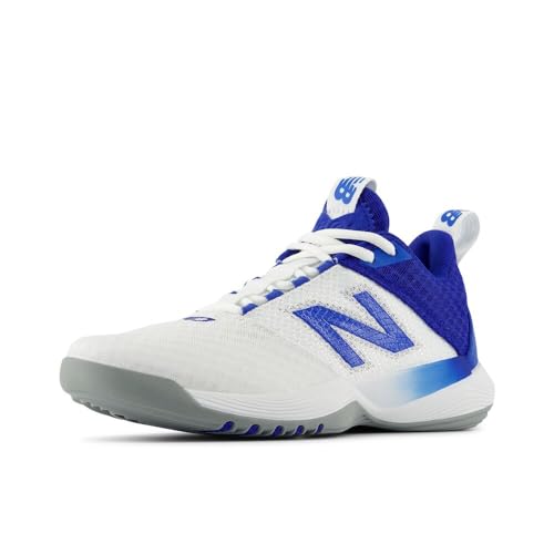 New Balance Women's FuelCell Vb-01 V1 Volleyball Shoe, White/Team Royal, 5 Wide