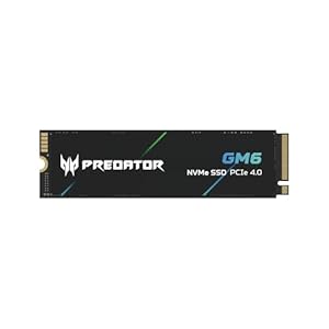 Acer Predator M.2 SSD 2TB GM6 NVMe2.0 2280 PCIe Gen4×4 超高速 内蔵SSD 高耐久