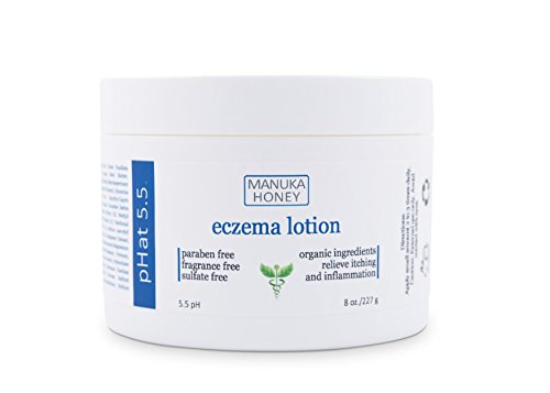 Eczema Cream by pHat 5.5 (8 oz) Organic Skin Care Products - Helps with itching, redness and inflammation
