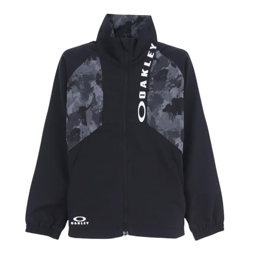 Oakley (オークリー) ジャケット YTR WIND CLOTH JKT 9.0 BLACKOUT 子供 M サイズ(150 cm 相当) FOA407702_02EM 吸汗速乾 軽量 ストレッチ ドライ リフレクター