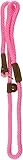 Mendota Dog Products British Style Slip Leash, 1/2-Inch by 4-Feet, Hot Pink