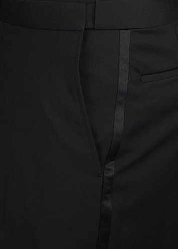 image for GN GIORGIO NAPOLI Men's Tuxedo Suit 1 Button Peak Lapel Adjustable Pan