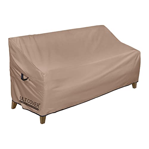 ULTCOVER Waterproof Outdoor Sofa Cover - Heavy Duty Patio Bench Covers 58W x 28D x 35H inch