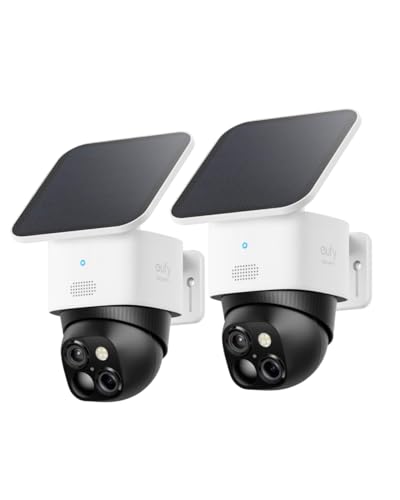 eufy SoloCam 2 Pack, Überwachungskamera Außen, ohne ABO, 360°-Überwachung