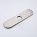 KES 10-Inch Kitchen Sink Faucet Hole Cover Deck Plate Escutcheon, Brushed Steel, PEP3S26-2