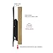 FORGINGMOUNT Low Profile Tilting TV Wall Mount Bracket for Most 32-80 inch LED,LCD,OLED,Plasma Screen TVs up to 130LBS and VESA 600X400-15 Degrees Tilt - Quick-Latching for Easy Install -FM9180-B