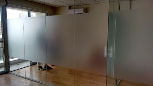 Adesivo Vinil Jateado Cristal Envelopar Vidro Janela Box Impermeável 5m x 1m