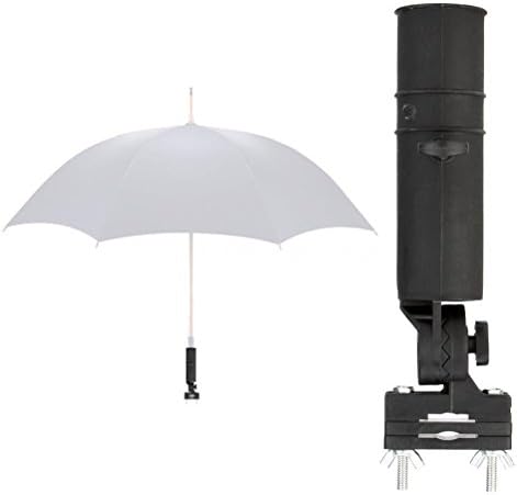 Suriel 1 PCS Golf Club Fit Cart Car Trolley Pushchairs Umbrella Holder Black