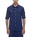 Little Donkey Andy Men's Stretch Quick Dry UPF50+ Long Sleeve Shirt for Hiking, Travel, Camping