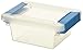 STERILITE Mini Clip Box Clear Base & Lid Aquarium Blue Latches
