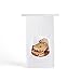 GSSUSA Bakery Bags Paper Treat Bags Resealable Kraft Paper Bags Cookie Popcorn Bags with Windows, 4.5x2.36x9.6