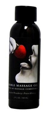 Succulent Strawberry Edible Massage Oil – 2 Oz.