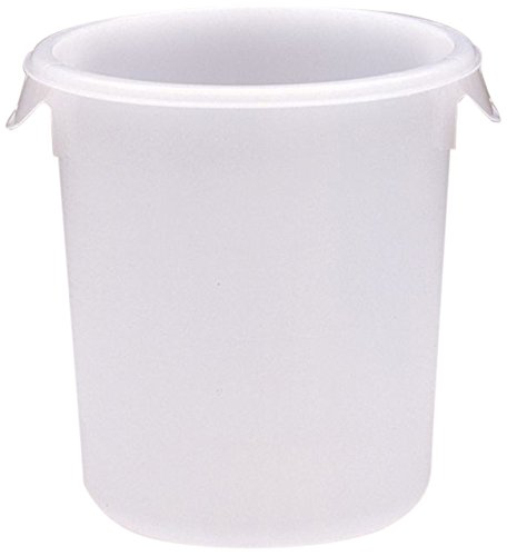 Click Here to See More Images Rubbermaid Commercial Products FG572100WHT Round Storage Container, 4 quart Capacity (Pack of 12)