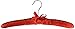 Anti Slip Padded Hangers with Chrome Hook – Heavy Duty for sweaters, Dresses, Suits – Set of 10 – Red by Whitmor
