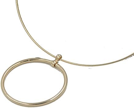 Pop Wild Creative Paragraph Minimalist Short Paragraph Clavicle Necklace(yellow)