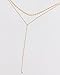 Zealmer Stunning Adjustable Lariat Gold Choker Necklace Chain Thin Choker Golden