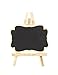 HAKDAY 12 PCS Mini Chalkboards Signs Hanging BlackBoard Rectangle Message Board