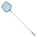 U.S. Pool Supply Swimming Pool 4 Foot Leaf Skimmer Net with 4 Connecting Aluminum Pole Sections - Fine Mesh Netting for Fast Cleaning of Debris - Clean Spas & Ponds