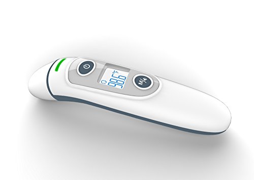 Baby/Kid/Adult Ear and Forehead Thermometer -Digital Display Precise/Accurate Forehead& Ear Temperature, Instant Infrared Thermometer, Reliable Personal Care Gift, 2018 New Generation Thermometer
