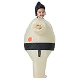 YEAHBEER Inflatable Costumes | T-REX Costume | Halloween Cosplay Costume| Blow Up Costume - Suit for Adult/Kid … (E-Sumo Kid)