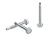 #10 x 1-1/2'' Hex Washer Head Self-Drilling Tek Screw Zinc Plated Steel for Attaches Sheet Metal Steel or Steel to Metal - Box of 100