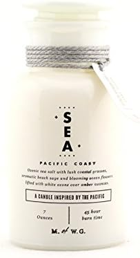 Makers of Wax Goods Scented Candle Single Wick Pacific Coast Collection Medium Sea