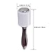 Sumnacon Leathercraft Nylon Hammer - Leather Carving Hammer Cowhide Sew Harmer with Wooden Handle