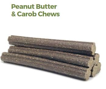 SNARKY PETS CRUNCHY TREATS (5 STICKS, PEANUT BUTTER AND CAROB)