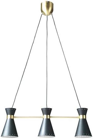 IKEA ARJEPLOG Hängeleuchte 3er-Spot in schwarz; aus Messing: Amazon.de