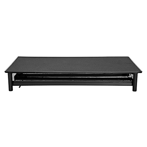Mimo Style Porta Cápsulas na Cor Preta com Suporte para Cafeteira e Gaveta para Armazenar 40 Cápsulas Nespresso, Base Emborrachada e Não Desliza, Fácil Acesso aos Seus Sabores de Café Favoritos