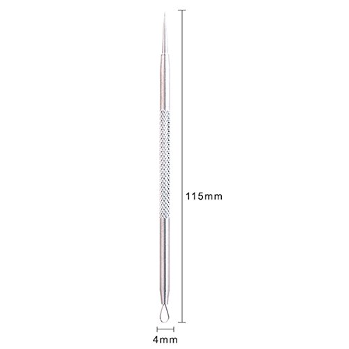 FEITA Blackhead Remover Pimples Comedones Splinter Extractors Tweezers Surgical Skin Care Cleaning Tools for Acnes Whiteheads Blemishes Zits Ingrown Hairs(5pcs)