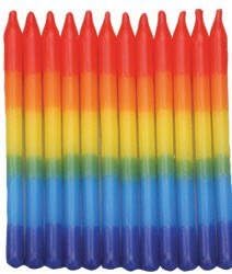 A1 Bakery Supplies Party Candles Birthday Candles Cake Topper Candles (Rainbow)