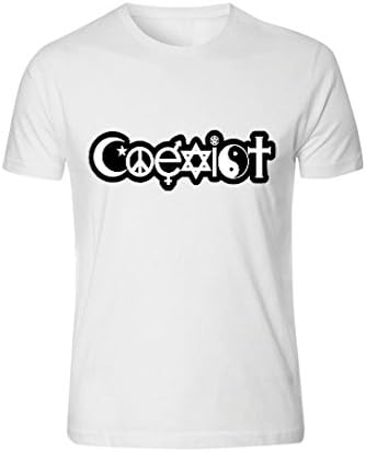 coexist t shirt (red, medium)