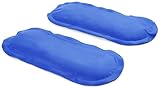 Gel Ice Cold Compress - (2 Pack) - Reusable Comfortable Soft Touch Vinyl Provides Instant Pain Relief, Rehabilitation and Therapy from Injuries Like Shoulder, Upper/Lower Back, Knee, Neck, Ankle