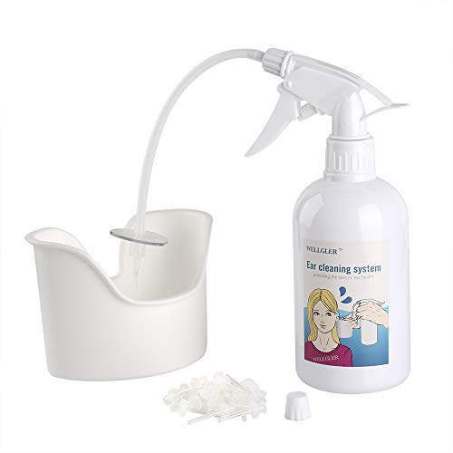 Ear Wax Removal Kit Ear Cleaner Tool Set Ear Washer Bottle System, 20 Ear Wash Disposable Tips, Ear Basin - Thumbnail 2