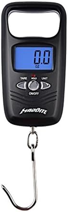 MadBite Digital Fish Scale - LCD Screen, Digital Thermometer, 110lb/50kg Capacity Fishing Scale with Hanging Hook