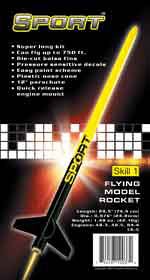 Custom Flying Model Rocket Kit Sport 10037