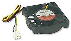 Case Fan, Ball Bearing, 3-Pin, 50mm X 50mm X 12mm