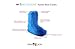 My Recovers Walking Boot Cover for Fracture Boot, Fashion Cover in Blue Happy Talk, Tall Boot, Made in USA, Orthopedic Products Accessories (Medium)