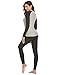 Ekouaer 2-Piece Women’s Thermal Underwear Set Base Layer Thermals (Grey, Medium)thumb 4
