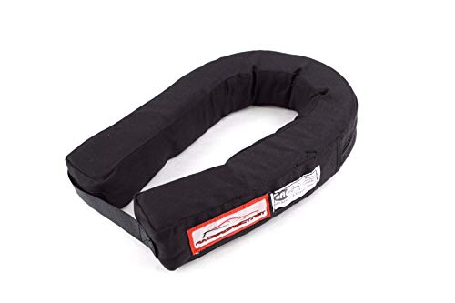 RACERDIRECT Adult Racing Helmet Neck Brace Support Collar Black 360 Circle Neck Brace SFI 3.3 Certified Black