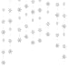 3D White Snowflake Garland - 24Pcs Winter Wonderland Hanging Snowflake Decorations for Christmas & Holiday Home Decor