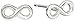 Sterling Silver Infinity Necklace and Earrings Jewelry Set