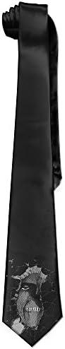 Giant Peeking From Wall Hole Formal Necktie For Men