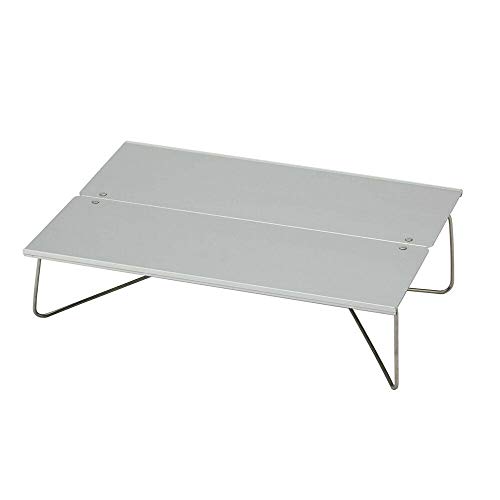 VPABES Aluminum Folding Table, Portable Camping Picnic Table for Camping, Beach, Backyards, BBQ, Picnic and More