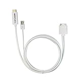 Dock Connector to Hdmi and USB Charge 6ft Cable Adapter to Hdmi Tv 1080p Hd for Ipad 3 2 Gen Iphone 4 4s