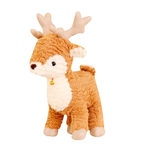COSORO 30cm Christmas Plush Xmas Gifts for,Plushies Dolls Deer Plush Pillow,Christmas Soft Squishys Deer Stuffed Animal Toy,Elk Cuddly for Xmas Collection