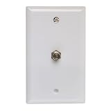 Petra 11-0415 Coaxial Wall Plate (White)