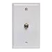 Petra 11-0415 Coaxial Wall Plate (White) primary