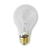 Bulbrite 75A/RS-2PK 75 Watt Incandescent A19 Rough Service Bulb, Frost, 2 Pack